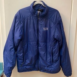 Mountain Hard Wear Men’s Insulated Jacket - Navy Blue - Size Large